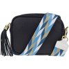 NovaKabelka.sk Bala Blu Scura s prídavným popruhom kožená talianska crossbody kabelka modrá NovaKabelka.sk Bala Blu Scura s prídavným popruhom kožená talianska crossbody kabelka modrá