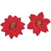 Vianočné ruže na štipčeku Red 2ks Vianočné ruže na štipčeku Red 2ks