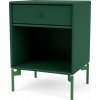 Nočný stolík Dream na zelených nohách tmavozelený Nočný stolík Dream na zelených nohách tmavozelený