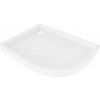 MEXEN - Flow+ Sprchová vanička štvrťkruh asymetrická ľavá 100 x 90, biela lesk 46Q109010LH MEXEN - Flow+ Sprchová vanička štvrťkruh asymetrická ľavá 100 x 90, biela lesk 46Q109010LH