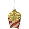 TORO VIANOČNÁ OZDOBA Z HRANOLČEKOV 7X4X11,5CM SKLO TORO VIANOČNÁ OZDOBA Z HRANOLČEKOV 7X4X11,5CM SKLO