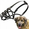 DINGO Kožený náhubok pre psa plemena: Kaukazský ovčiak – nitovaný DINGO Kožený náhubok pre psa plemena: Kaukazský ovčiak – nitovaný