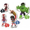 CLEMENTONI Moje první Spidey a jeho úžasní přátelé 4v1 3,6,9,12 dielov CLEMENTONI Moje první Spidey a jeho úžasní přátelé 4v1 3,6,9,12 dielov