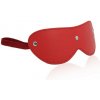 MASKA NA OČI Z UMELEJ KOŽE - ČERVENÁ - MASKA NA OČI Z UMELEJ KOŽE - ČERVENÁ -
