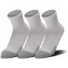 Vysoké funkčné ponožky Under Armour HEATGEAR QUARTER 3PK biele 1353262-100 - L