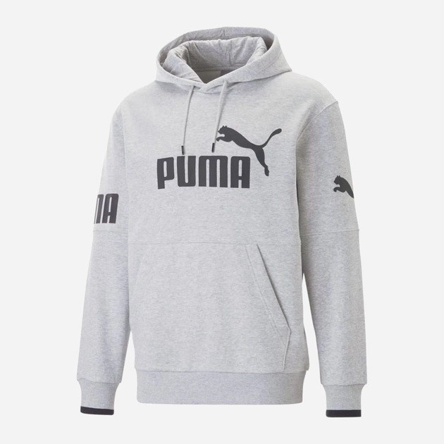 Puma Power Colorblock Hoodie Tr grey