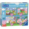 Puzzle Prasiatko Peppa 4v1 Puzzle Prasiatko Peppa 4v1
