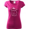 Futbalová lopta kopačka jedným ťahom - Dámske tričko Pure - L ( Fuchsiová ) Futbalová lopta kopačka jedným ťahom - Dámske tričko Pure - L ( Fuchsiová )