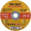 Rezný kotúč Procraft s keramickým zrnom YCD75x1.6 | YCD75x1.6 Rezný kotúč Procraft s keramickým zrnom YCD75x1.6 | YCD75x1.6