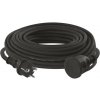EMOS Vonkajší predlžovací kábel 20 m / 1 zásuvka / čierny / guma-neoprén / 250 V / 1,5 mm2 P01720 EMOS Vonkajší predlžovací kábel 20 m / 1 zásuvka / čierny / guma-neoprén / 250 V / 1,5 mm2 P01720