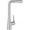 Grohe Zedra - Drezová batéria s výsuvnou spŕškou, supersteel - 32553DC2 Grohe Zedra - Drezová batéria s výsuvnou spŕškou, supersteel - 32553DC2