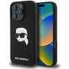 Karl Lagerfeld Liquid Silicone Karl Head MagSafe pre iPhone 16 Pro Black KLHMP16LSKHPPLK