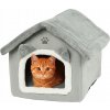 Búda pre mačku Purlov sivá obdĺžniková 40 cm x 35,5 cm x 40 cm Búda pre mačku Purlov sivá obdĺžniková 40 cm x 35,5 cm x 40 cm