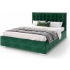 Wilsondo Čalúnená jednolôžková posteľ Lucerna 120x200 - zelená Wilsondo Čalúnená jednolôžková posteľ Lucerna 120x200 - zelená