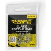 Black Cat Glass Rattle 6 ks Sklenená Hrkálka 6 mm Clear