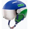 Detská lyžiarska prilba Head Mojo Visor Jr blue/green/silver red Detská lyžiarska prilba Head Mojo Visor Jr blue/green/silver red