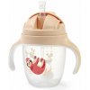 BabyOno nekvapkajúci hrnček so zaťaženou slamkou 240 ml bežová BabyOno nekvapkajúci hrnček so zaťaženou slamkou 240 ml bežová