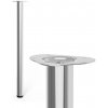 Walteco Nábytková noha okrúhla priemer 60 mm výška 900 mm chrómová 50353
