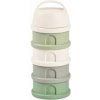 Beaba Súprava téglikov na sušené mlieko / desiatu Cotton White / Sage Green Beaba Súprava téglikov na sušené mlieko / desiatu Cotton White / Sage Green