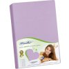Bellatex Jersey prestieradlo Kamilka fialová, 160 x 200 cm Bellatex Jersey prestieradlo Kamilka fialová, 160 x 200 cm