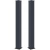 G21 Stĺpik pre bránku a bránu, 2 kusy 15x166 cm s patkou, antracitový G21 Stĺpik pre bránku a bránu, 2 kusy 15x166 cm s patkou, antracitový