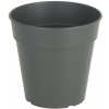 Nohel garden Květník MADAGASCAR plastový antracitový 30x28cm Nohel garden Květník MADAGASCAR plastový antracitový 30x28cm