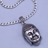 Prívesok Budha s retiazkou pancer z chirurgickej ocele 70 cm Prívesok Budha s retiazkou pancer z chirurgickej ocele 70 cm