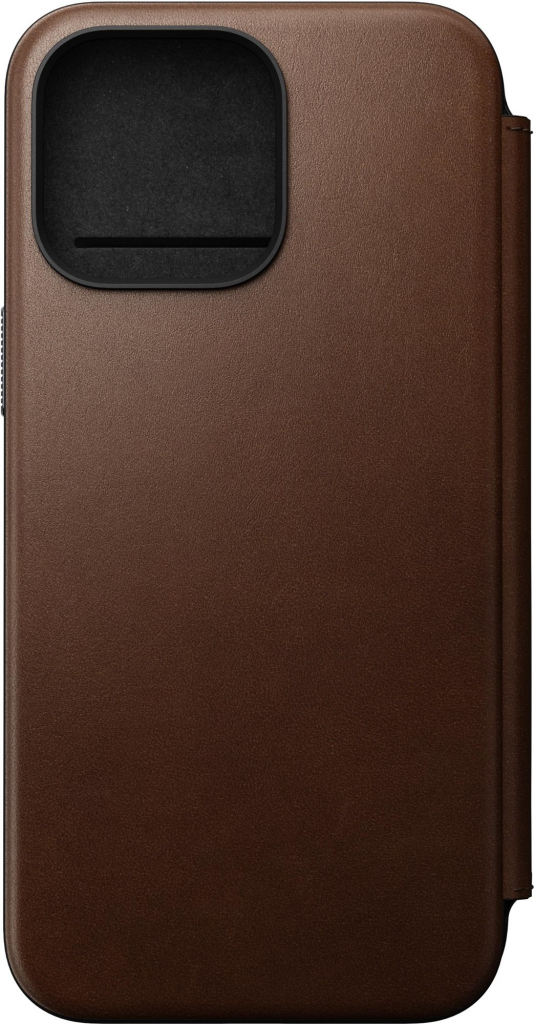 Púzdro Nomad Modern Leather Folio iPhone 15 Pro Max hnedé