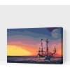 Vymalujsisam.sk Maľovanie podľa čísiel - Plavba pri západe slnka Veľkosť: 40x60cm, Rám: Na kartónovej doske Vymalujsisam.sk Maľovanie podľa čísiel - Plavba pri západe slnka Veľkosť: 40x60cm, Rám: Na kartónovej doske