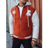 Červená prešívaná bomber bunda - XL/52 Červená prešívaná bomber bunda - XL/52