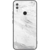 Picasee silikónový čierny obal pre Xiaomi Redmi Note 7 - White marble Picasee silikónový čierny obal pre Xiaomi Redmi Note 7 - White marble