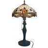 Metal Tiffany stolná lampa do obývačky Ø31*42 VÁŽKA JANTAR Metal Tiffany stolná lampa do obývačky Ø31*42 VÁŽKA JANTAR