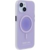 AppleMix Apple iPhone 14 - Podpora MagSafe GOOD LUCK - priesvitný - fialové