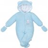 Zimná kombinézka New Baby Nice Bear modrá, veľ. 62 (3-6m)