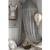 Fabryka Tylový baldachýn s brmbolcami sivá Fabryka Tylový baldachýn s brmbolcami sivá
