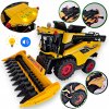 VEĽKÝ KOMBAJN TRAKTOR S POHYBLIVÝMI ČASŤAMI so Zvukom a Svetlami, POHON VEĽKÝ KOMBAJN TRAKTOR S POHYBLIVÝMI ČASŤAMI so Zvukom a Svetlami, POHON