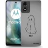 Picasee silikónový čierny obal pre Motorola Moto E14 - Ghost Picasee silikónový čierny obal pre Motorola Moto E14 - Ghost