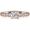 Dafné | Zásnubný prsteň so stredovým kameňom 0.400ct, ružové zlato, s diamantmi 51 Dafné | Zásnubný prsteň so stredovým kameňom 0.400ct, ružové zlato, s diamantmi 51
