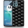 Picasee silikónový čierny obal pre Motorola Moto G72 - Separ - White On Black Picasee silikónový čierny obal pre Motorola Moto G72 - Separ - White On Black