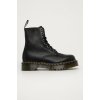 Kožené workery Dr. Martens 1460 Pascal Bex Pisa dámske, čierna farba, na plochom podpätku, 26206001 Kožené workery Dr. Martens 1460 Pascal Bex Pisa dámske, čierna farba, na plochom podpätku, 26206001