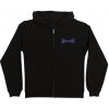 Independent Sacrificial Span Zip Hooded Midweight Sweatshirt Black