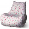 Sablio Sedací vak Bean Ružové cumlíky - 100 x 90 x 45 cm Sablio Sedací vak Bean Ružové cumlíky - 100 x 90 x 45 cm