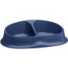 STEFANPLAST Chic double bowl navy 27 x 17,5 x 7,2 cm dvojmiska protišmyk.