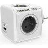 Zásuvka Cubenest Powercube Original USB PD 20W, A+C, 4x zásuvka, biela/sivá (6974699970804) Zásuvka Cubenest Powercube Original USB PD 20W, A+C, 4x zásuvka, biela/sivá (6974699970804)