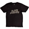 Black Sabbath Wavy Logo Hi-Build Black XL Tričko Black Sabbath Wavy Logo Hi-Build Black XL Tričko