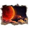 Foto fotografie díra na zeď Moon zatmenie 95x64 cm Foto fotografie díra na zeď Moon zatmenie 95x64 cm