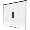 Mexen Rox dvojkrídlová vaňová zástena, posuvná 170 x 150 cm, priehľadná, čierna - 8C9-170-002-70-00 Mexen Rox dvojkrídlová vaňová zástena, posuvná 170 x 150 cm, priehľadná, čierna - 8C9-170-002-70-00