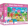 GALT Obrie podlahové puzzle Víly a jednorožce 30 dielikov GALT Obrie podlahové puzzle Víly a jednorožce 30 dielikov