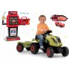 Smoby set traktor Claas Farmer XL na šliapanie s prívesom a benzínová pumpa elektronická a opasok s autíčkom 710114 9