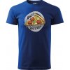 Sablio Tričko s potlačou Hot pizza - modré 3XL Sablio Tričko s potlačou Hot pizza - modré 3XL